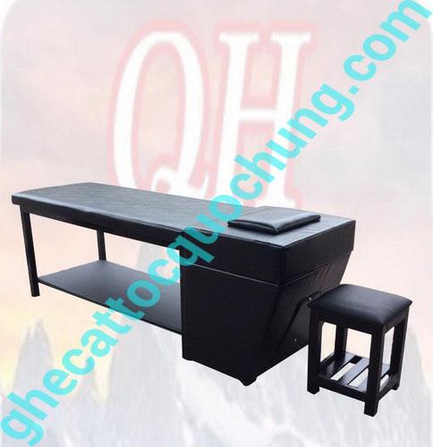 QH-58049 Đen ( Giường Gội 2 Chức Năng Gội & Massage )